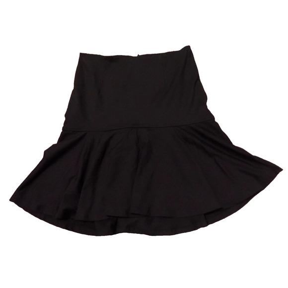 David Lerner Women XS Stretch Fit Flare High Low Hem Black - Picture 3 of 9